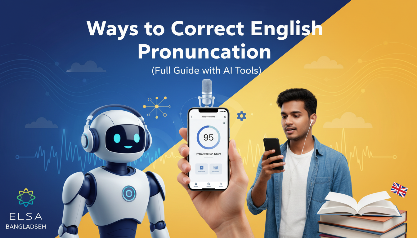 ইংরেজি উচ্চারণ ঠিক করার সহজ উপায় (AI টুলসহ সম্পূর্ণ গাইড)